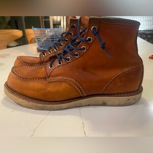 Red Wing 875E Oro Leather Moc Toe Boots
